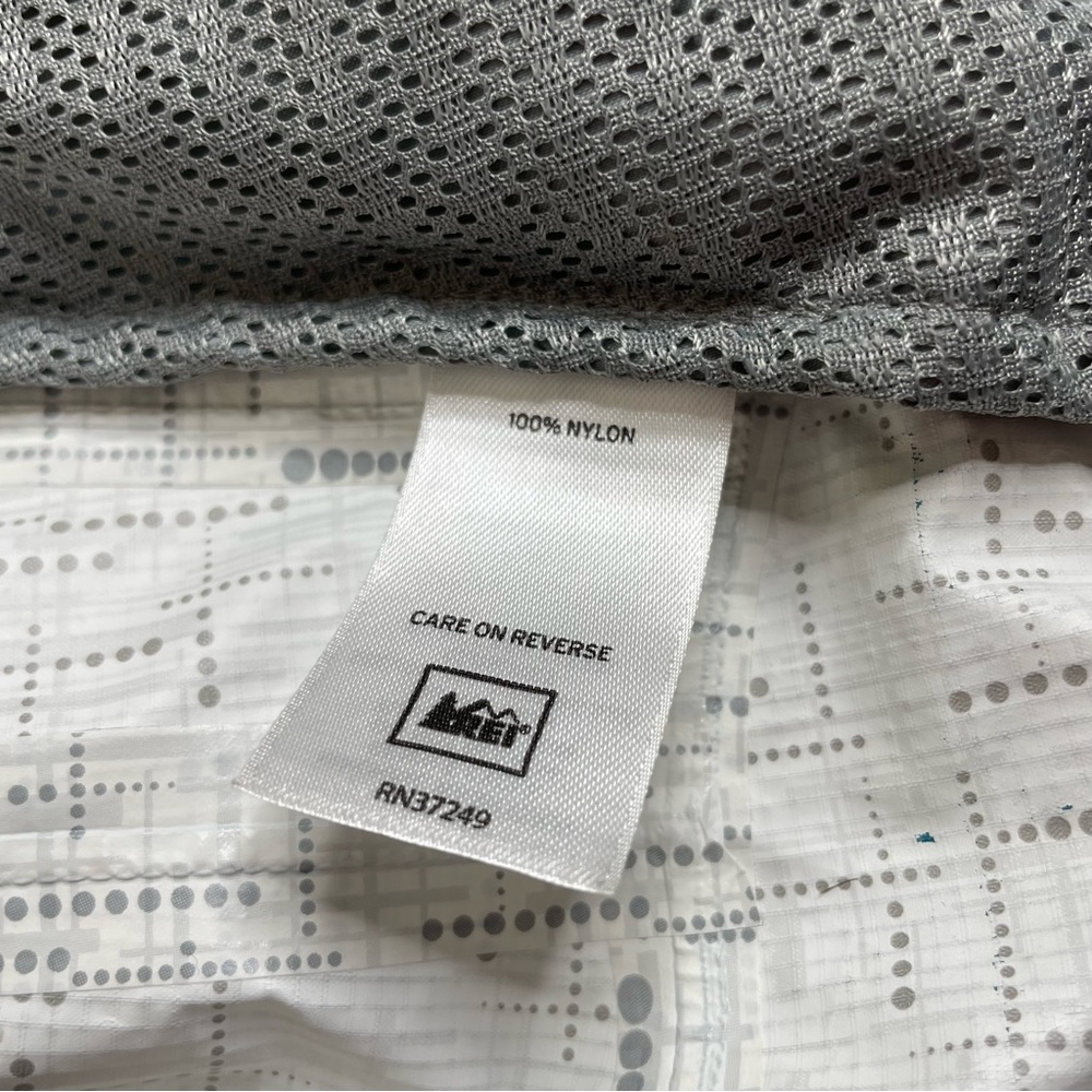 REI Teal Waterproof Hooded Rain Jacket - Picture 5 of 7